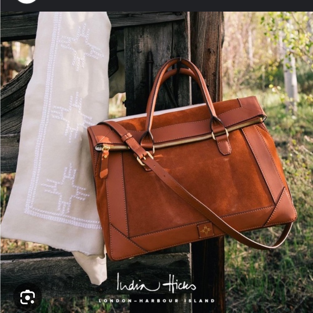 India Hicks saddle bag